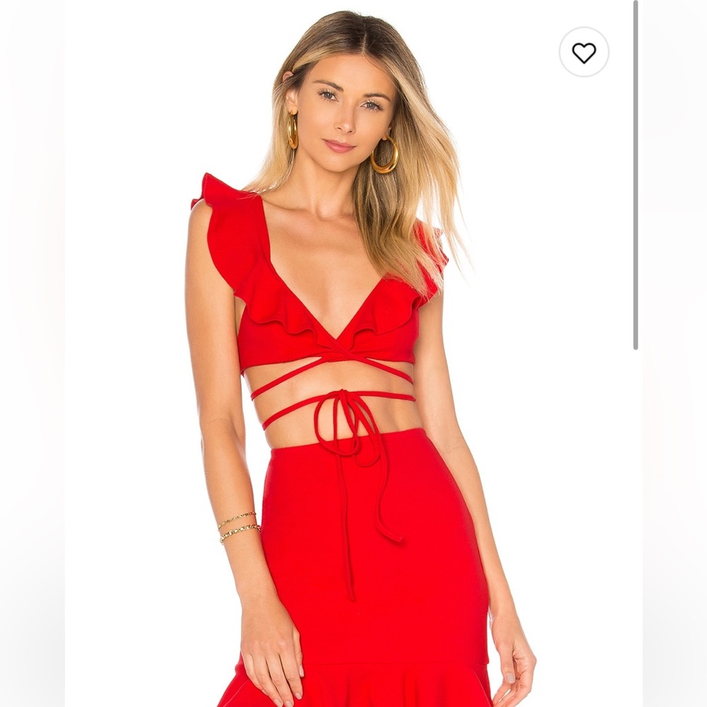 Lovers + Friends Flamingo top